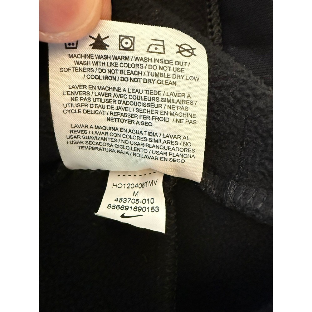 Nike Golf Tour Performance Therma-FIT Full Zip Jacket Black Polka Dot RN #56323 - Picture 11 of 12